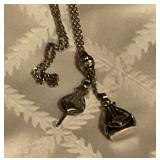 Sterling drops on chain