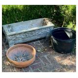 Concrete pots