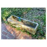 Concrete flower pots