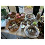 Jars and sea shells