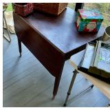 Walnut drop leaf table