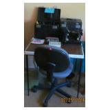 Singer feather weight  with table  and feather wieght machine