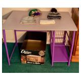 Purple desk