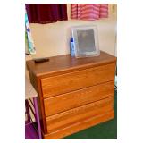 Three drawer chest of drawers