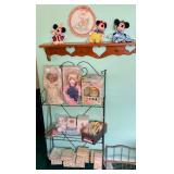 Dolls and framed items
