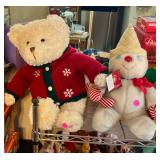 Mr. Bingle and Christmas bear from Dillards