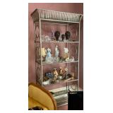Hollywood regency display shelf