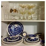 Copeland Spode blue willow China 