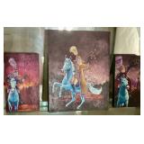 Mardi Gras paintings, local artist