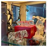 Baccarat tigers, statues