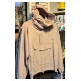 Pull over hood jacket