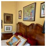 Antique twin headboard and foot boards