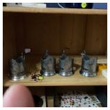 Sputnik iced tea glass holders