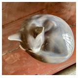 Cat figure has chip on ear