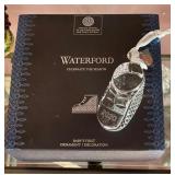Waterford Crystal shoe ornament 