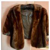 Mink cape