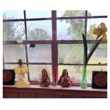 Mary and Jesus wall plaques