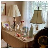 Lamps, religious figures