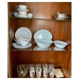 China, mid century glass set