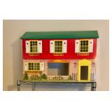 Vintage metal doll house