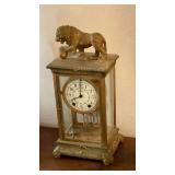 Seth Thomas brass mantle clock