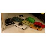 Cars for model train display