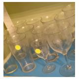 Etched glassware