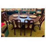 Henkel- Harris dining room table and chairs
