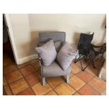 Chair makes into a bed