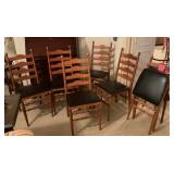 Ethen Allen folding dining chairs, have matching table