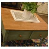 solid wood coffee table