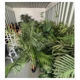 faux trees and plants
