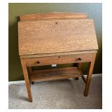 Antique Oak Secretary Desk