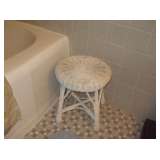 wicker stool 