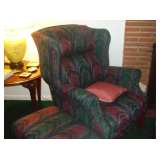 chiar & footstool 