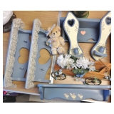 Just a few of the dozens of wall shelves available