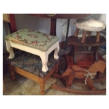 Several Styles of Foot Stools