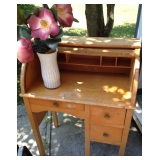 Light Color Roll-Top Desk