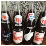 West Virginia RC and Pepsi 16oz bottles