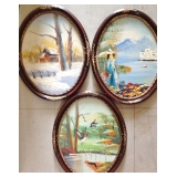 Small Oval Paintings