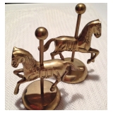 Brass Merry-Go-Round Horses