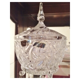 Violetta Crystal Footed Dish