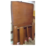 Vintage Rectangular Dining Table with Leaf
