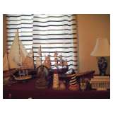 Very nice selection of sail boats for tabletop or bookcase display