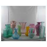 Colorful vases
