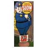 7-up School Crossing Guard Metal Signs (TAC)