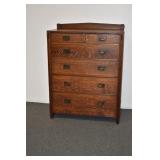 SIGNED GUSTAV STICKLEY MISSION OAK DRESSER #627