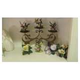 porcelin birds and flowers