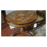 painted round table