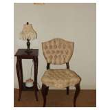 small lamp table & chair